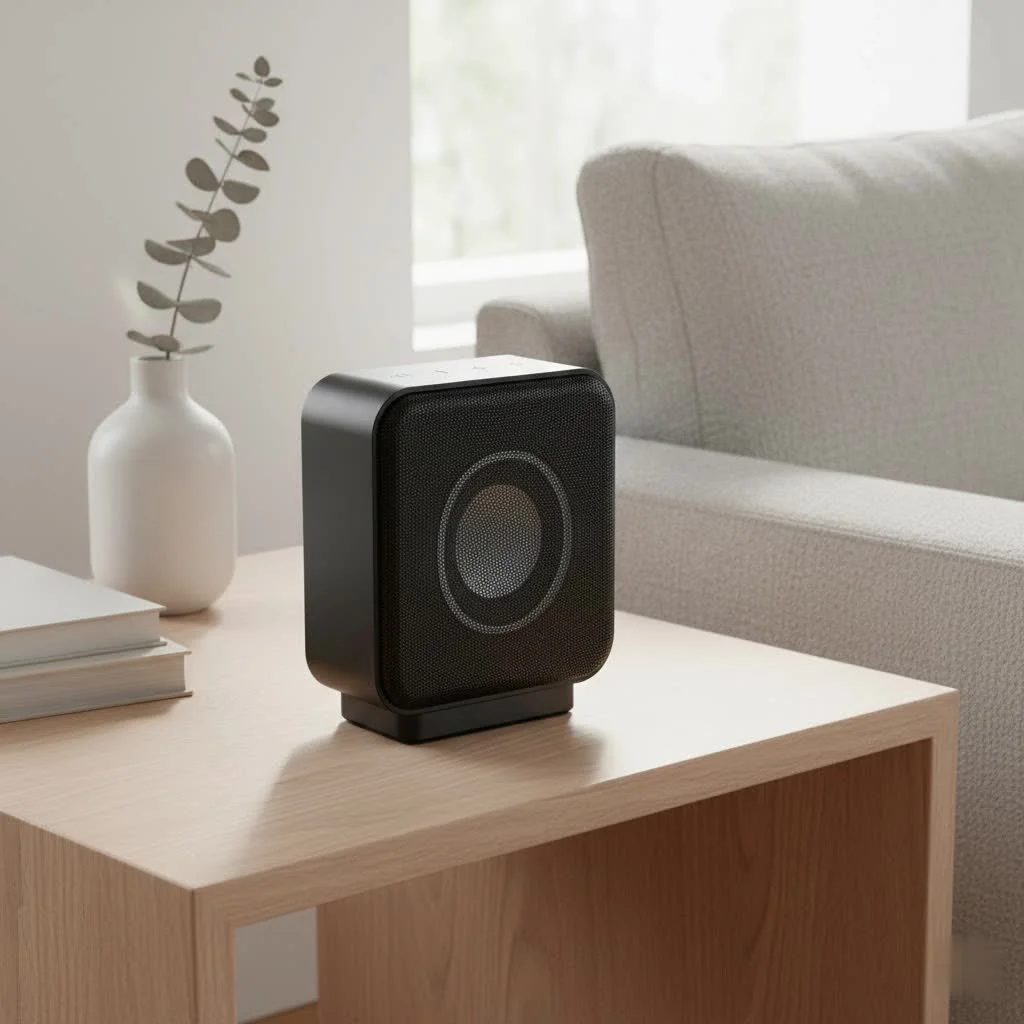 Brookstone Big Blue Party speaker with 360-degree sound