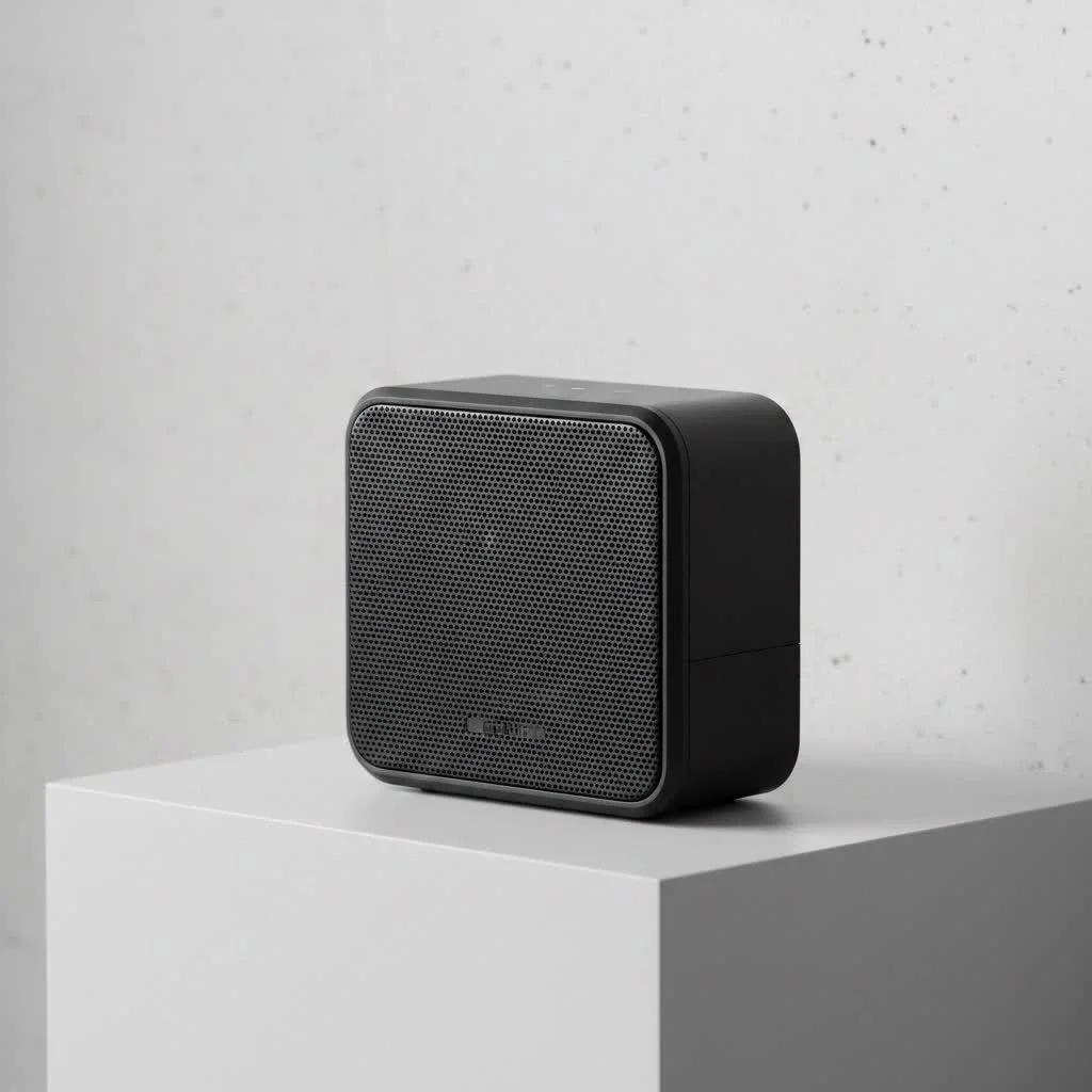 Close-up of a Bluetooth speaker's internal components